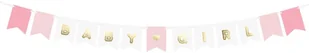 PartyDeco Baner "Baby Girl", mix, 15 x 175 cm GRL60 - Baby shower i roczek - miniaturka - grafika 2