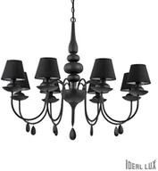 Lampy sufitowe - Ideal Lux Blanche Sp8 Nero 111896 - miniaturka - grafika 1