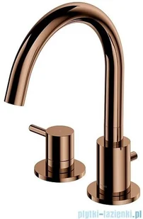 Omnires Bateria wannowa 4-otworowa Miedź Y1232CP - Baterie wannowe i prysznicowe - miniaturka - grafika 3