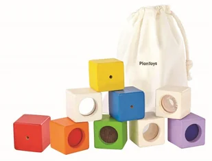 Plan Toys Klocki interaktywne w woreczku - Klocki - miniaturka - grafika 2