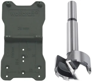 Wiertło Forstnera 35/90 Wolfcraft + szblon - Wiertła - miniaturka - grafika 2