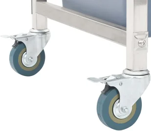 vidaXL vidaXL Wózek kuchenny z plastikowymi pojemnikami, 87x43,5x92 cm - Wózki kuchenne - miniaturka - grafika 5