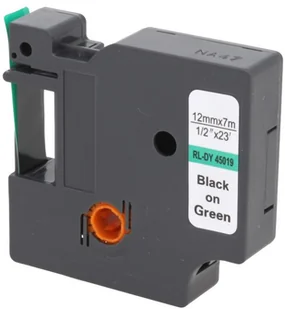 Dymo Zamiennik taśmy D1 45017 12mm czerwona/czarny - Etykiety do drukarek - miniaturka - grafika 3