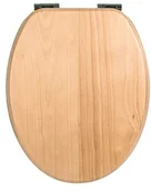 Deski sedesowe - Sitzplatz Deska sedesowa bukowa, wolnoopadająca, metalowe zawiasy - miniaturka - grafika 1