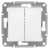 Wyłączniki światła i elektryczne - Schneider Asfora łącznik świecznikowy podtynkowy bez ramki biały EPH0301421 - miniaturka - grafika 1