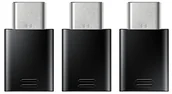 Kable światłowodowe - Samsung EE-gn930kb USB-C na złącze micro-USB Adapter (-częściowy pakiet) Czarny EE-GN930KBEGWW - miniaturka - grafika 1