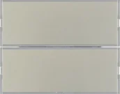 Systemy inteligentnych domów - Berker Hager Hager KNX easy K.1/K.5 stal szlachetna Przycisk 2-krotny z polem opisowym diodami LED RGB i czujnikiem temperatury B_80162773 - miniaturka - grafika 1