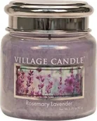 Świece - NoName świeca zapachowa Rosemary Lavender 7 cm wosk/szkło liliowy twm_937150 - miniaturka - grafika 1