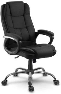 Fotel biurowy, krzesło biurowe Sofotel Fotel biurowy Sofotel Porto - materiałowy czarny 2438 - Fotele i krzesła biurowe - miniaturka - grafika 3