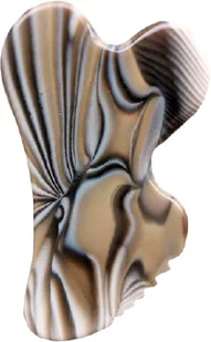 Lullalove Kamień Do Masażu Twarzy Gua Sha Krzemień - Pozostałe akcesoria kosmetyczne - miniaturka - grafika 2