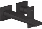 Baterie wannowe i prysznicowe - Hansgrohe Metropol Bateria umywalkowa podtynkowa czarny matowy 32526670 - miniaturka - grafika 1