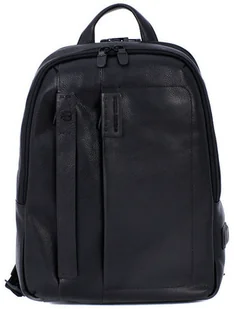 PIQUADRO Ca3869p15s Plecak Unisex - Dorosły, Czarny, 11x40x31 cm (W x H x L), plecak - Plecaki - miniaturka - grafika 4