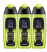 Żele pod prysznic dla mężczyzn - Fa Men Żel pod Prysznic Xtr Sport Energy 400ml x3 - miniaturka - grafika 1