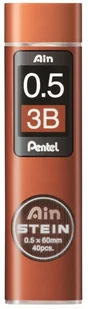 Pentel C275  3bo AIN kamienia Lead Refill, grubość 0.5 MM, stopień twardości 3B, 40 linii kopalni w każdej puszce C275-3BO - Naboje i atramenty - miniaturka - grafika 2
