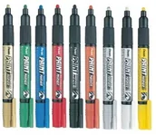 Markery permanentne - Pentel Marker MMP20 olejowy - fioletowy - miniaturka - grafika 1