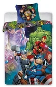Pościel dla dzieci - Faro Pościel Młodzieżowa bajkowa 140x200 AVENGERS HALK avengers054 - miniaturka - grafika 1