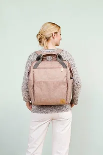 Lassig Glam Label Plecak dla mam z akcesoriami Goldie Backpack Rose 1103010708 - Torby i organizery dla mam - miniaturka - grafika 14