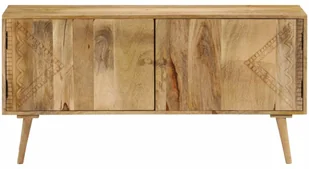 vidaXL Szafka z litego drewna mango, 120 x 30 x 60 cm - Komody - miniaturka - grafika 2
