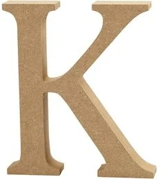 Creativ Company A/S Litera K, 13 cm - Pozostałe akcesoria dla plastyków - miniaturka - grafika 2