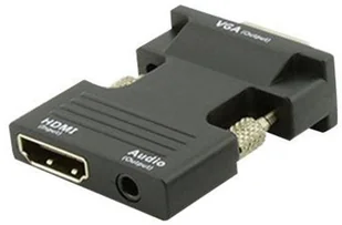 Connect Micro Micro HDMI adapter - HDMI / VGA HDMIVGAAUDIOBLUE - Adaptery i przejściówki - miniaturka - grafika 2