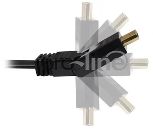 Art Kabel AL-05 ( HDMI 1.4 - HDMI 1.4 M-M 1,5m czarny kątowy ) KABARRMON0005 [7504507] - Kable - miniaturka - grafika 5