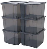 Pudła i pojemniki do przechowywania - Iris , skrzynki do przechowywania/pudełek z pokrywą/pudełka do układania 'Useful storage box', tworzywo sztuczne 130627 - miniaturka - grafika 1