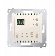 Regulatory i termostaty - Simon 54 Regulator temperatury zewnętrzny Krem - miniaturka - grafika 1