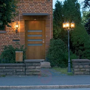 Konstsmide 3-punktowa latarnia MILANO czarny-srebrny - Lampy ogrodowe - miniaturka - grafika 3