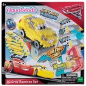 Zabawki kreatywne - AQUABEADS Zestaw Auta 3 Cruz Ramirez 3D - miniaturka - grafika 1