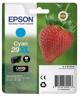 Epson oryginalny ink C13T29924012, T29XL, cyan, 6,4ml, Expression Home XP-235,XP-332,XP-335,XP-432,XP-435 C13T29924012 - Tusze oryginalne - miniaturka - grafika 4