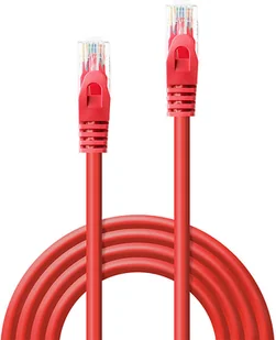 Lindy 48187 Kabel sieciowy skrętka) RJ45 Cat.6 U/UTP czerwony 10m LY-48187 - Kable miedziane - miniaturka - grafika 2