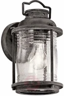 Lampy ogrodowe - Kichler Kinkiet LAMPA elewacyjna KL/ASHLANDBAY2/S Elstead klasyczna OPRAWA zewnętrzna outdoor IP44 cynk przezroczysta KL/ASHLANDBAY2/S - miniaturka - grafika 1