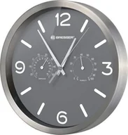 Zegary - NoName zegar ścienny MyTime25 cm szary aluminiowy twm_421678 - miniaturka - grafika 1