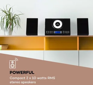 Auna Wallie Czarny (MG3-Wallie BK) - Wieże - miniaturka - grafika 6