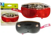 Lampki rowerowe - XC Light Lampa tylna na bagażnik XC Light 986A 2 diody LED na baterie - miniaturka - grafika 1