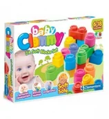 Klocki - Clementoni Baby Clemmy zestaw 24 klocków 14707 - miniaturka - grafika 1