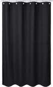 Zasłony prysznicowe - Humdakin Humdakin - Zasłona prysznicowa Coal Humdakin - Zasłona prysznicowa Coal - miniaturka - grafika 1
