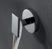 Wieszaki łazienkowe - Blue Water Hugo haczyk pojedynczy chrom HUG-001 - miniaturka - grafika 1