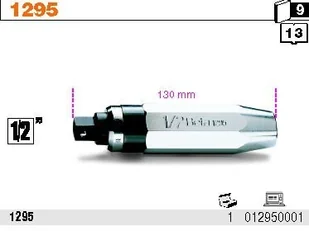Beta WKRĘTAK UDAROWY 1295 - Śrubokręty - miniaturka - grafika 2