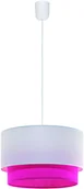 Lampy sufitowe - Lampex Lampa wisząca Lida różowa 508/B ROZ - miniaturka - grafika 1