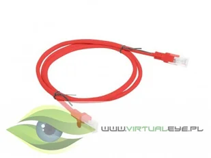 Lanberg LANBERG Patchcord kat.5e 1.0M UTP czerwony - Kable komputerowe i do monitorów - miniaturka - grafika 2