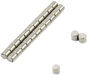 Magnesy - first4magnets Magnes Expert 2 mm średnicy x 2 mm grubości N35 magnes neodymowy - 0,13 kg pociągnięcie (50 szt.) F412-N35-50 - miniaturka - grafika 1