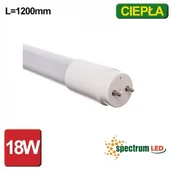 Żarówki LED - Spectrum LED ŚWIETLÓWKA LED TUBE PREMIUM 18W L=1200 BIAŁA NEUTRALNA WOJ22382 - miniaturka - grafika 1