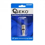 Akcesoria pneumatyczne - GEKO Szybkozłączka pneumatyczna typ męski GZ 3/8" 3198 G03407 - miniaturka - grafika 1