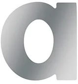 Numery na dom - Metafranc Mistrz numer domu stal szlachetna  design 3D  dobra czytelność  indywidualne możliwości kombinacji z opisem  drzwi wejściowe  ściana domu brama ogrodowa - miniaturka - grafika 1