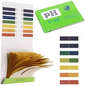 Akcesoria do basenów - Papierki Lakmusowe Paski Pomiar Ph 1-14 80 Szt - miniaturka - grafika 1