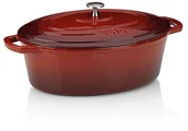 Naczynia żaroodporne - Kela Calidao naczynie do pieczenia z pokrywką, żeliwo, powłoka emaliowana, przeznaczony do płyt indukcyjnych 11942 - miniaturka - grafika 1