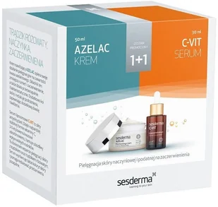 SESDERMA S.L. SP. Z O.O. SESDERMA S.L SP Z O.O Sesderma C-Vit Serum liposomowe 30 ml + Azelac Krem nawilżający 50 ml - Serum do twarzy SESDERMA S.L. SP. Z O.O. SESDERMA S.L SP Z O.O Sesderma C-Vit Serum liposomowe 30 ml + Azelac Krem nawilżający 50 ml - Serum do twarzy - miniaturka - grafika 1