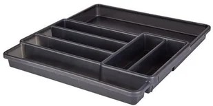 Rotho Stalo ranki dklas adaptyvus DOMINO juodas Stalo irankiu deklas 7daliu DOMINO juodas - Pojemniki kuchenne - miniaturka - grafika 2