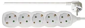 Przedłużacze i rozgałęźniki - Emos gniazdo wtykowe Schuko 5-krotnie 5 m, se0515 1,5 - miniaturka - grafika 1